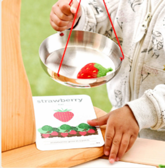 Felt Strawberry Play Food