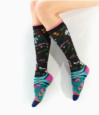 Knee High Forest Socks