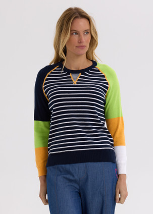 Breton Jumper Navy ZP7724 Breton Jumper Navy ZP7724