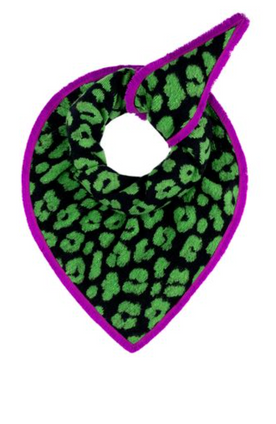 Shawl - Animal Navy Green