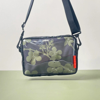 Khaki Blossom Box Bag