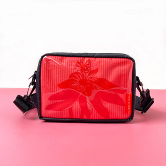 Pink Passion Flower Box Bag