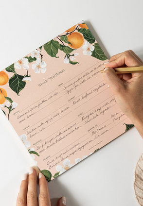 Meal Planner Notepad - Peaches Meal Planner Notepad - Peaches