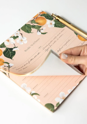 Meal Planner Notepad - Peaches Meal Planner Notepad - Peaches