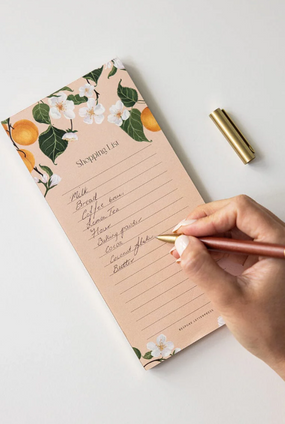 Shopping List Notepad - Peaches Shopping List Notepad - Peaches
