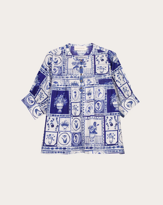Gwen Blouse - Lyon Tile