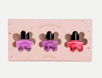 Oh Flossy Pink Pamper Nail Polish Set