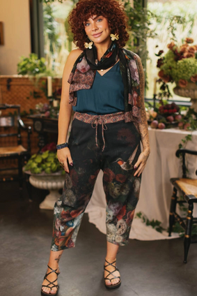 Linen Artist Pants - Flight of Fancy
