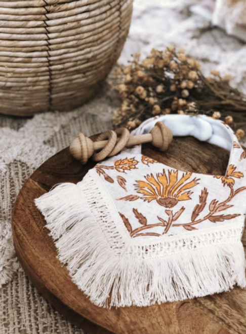 FLORENCE Organic Cotton Boho Bib FLORENCE Organic Cotton Boho Bib