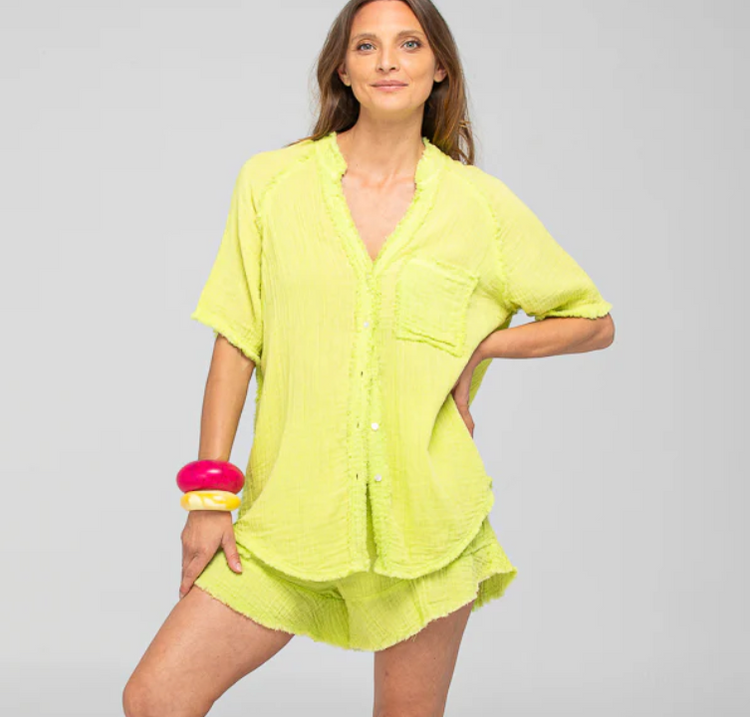 Oceano Shirt - Lime