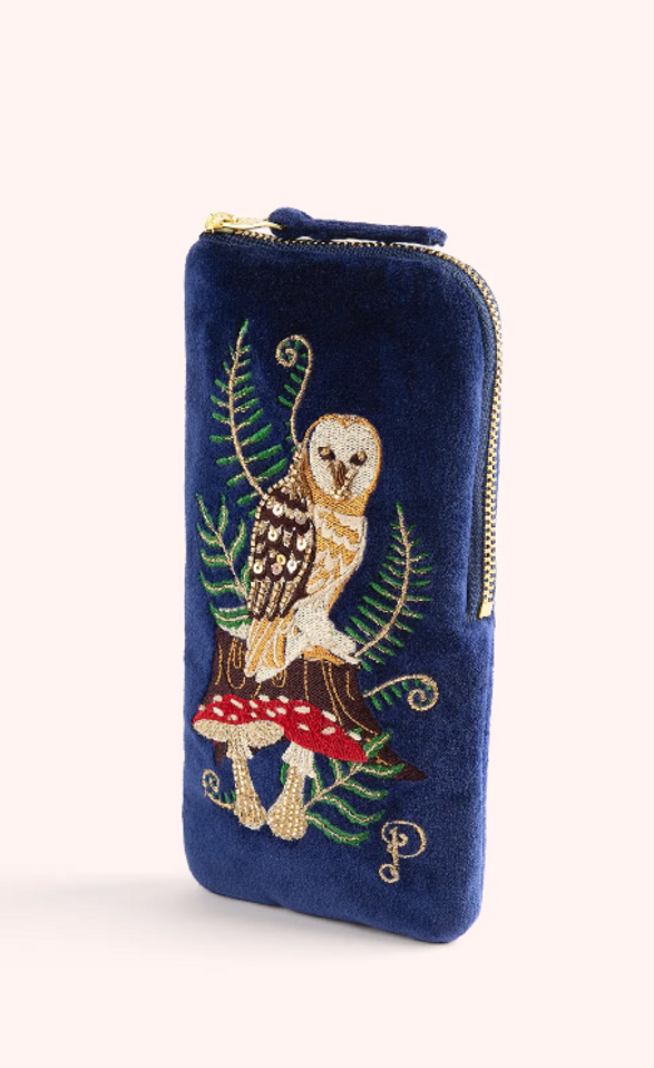 Sunglasses Pouch - woodland Owl