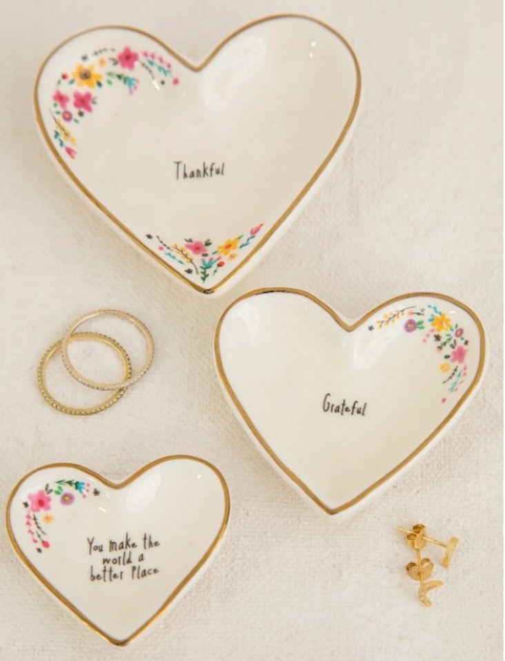 Nesting Heart Trinket dishes - You Make
