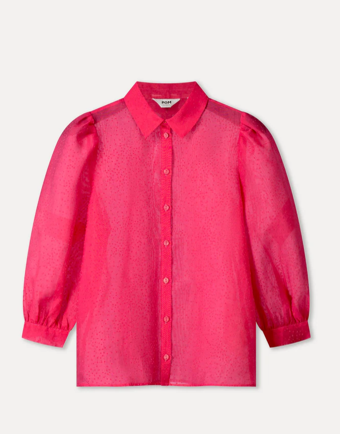 Blouse - Raspberry dots