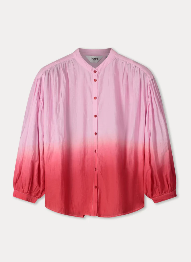 Blouse - Faded Scarlet Red