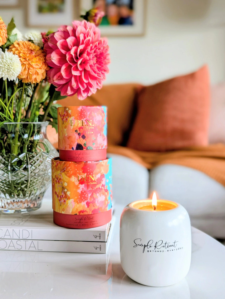 Eden Candle - Tangelo Geranium