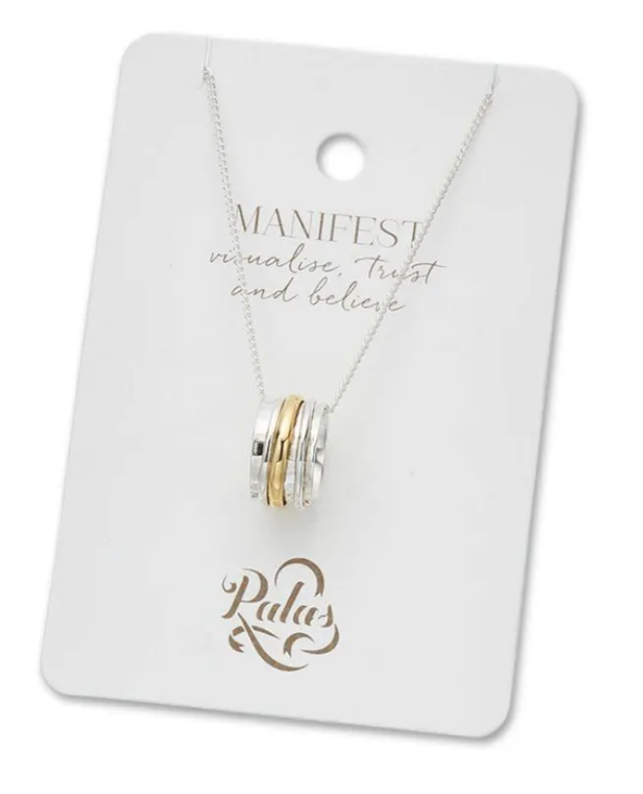 Manifest Meditation Spinning Necklace 4621