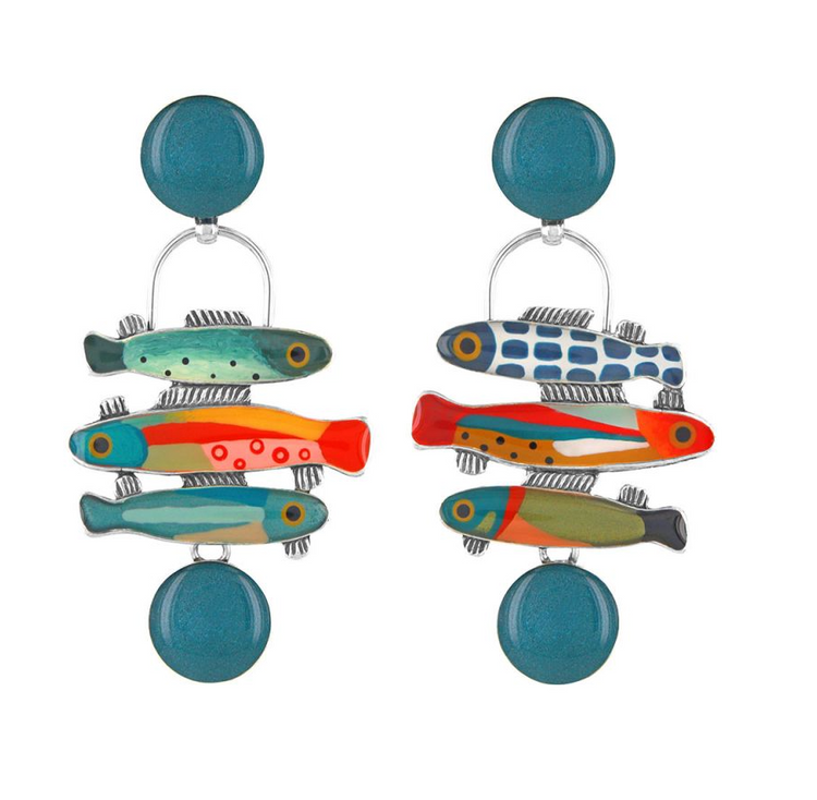Blue Earrings 12981