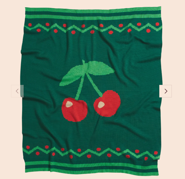 Tea Baby Cot Blanket