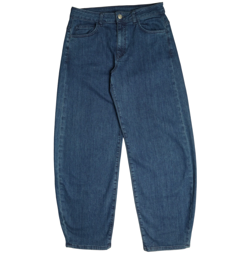 Greta Barrel Leg Denim Jeans
