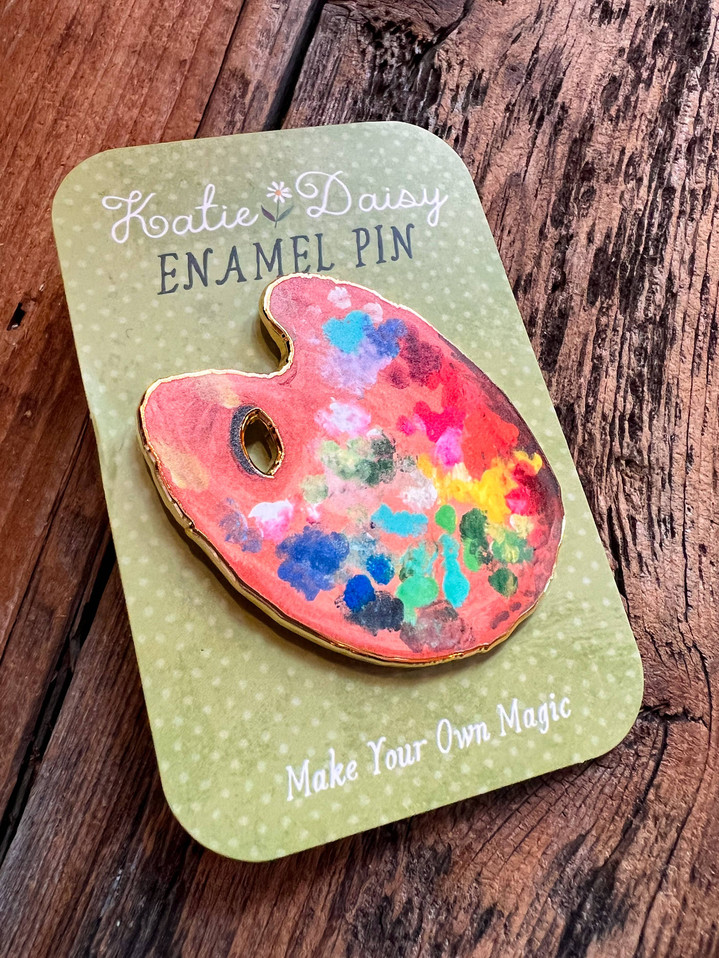 Painter's Palette Enamel Pin