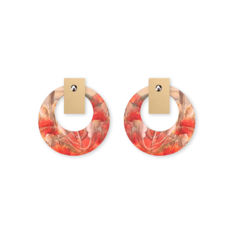 Layered Small Retro Stud Earrings