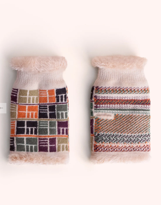 Dani Wrist Warmers -Damson