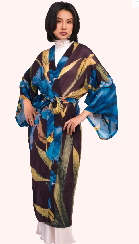 Kimono Gown - Iris