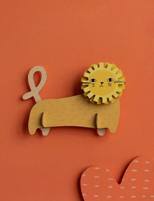Richie Lion Wall Art - Donna Wilson Creatures