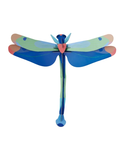 Blue Dragonfly Wall Decor