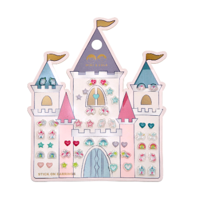 Rainbow Castle Earrings
