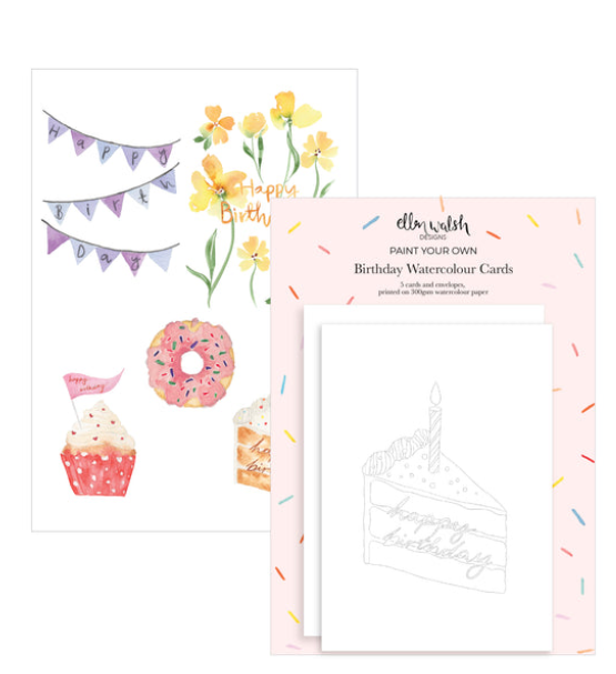 Watercolour Painting Cards - DIY