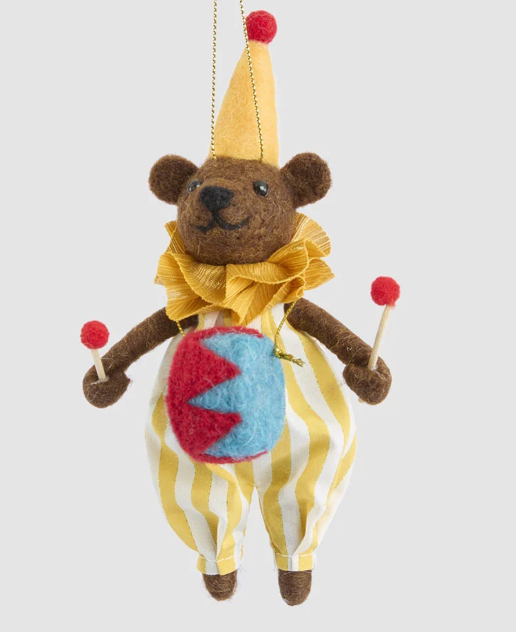 Drumroll Circus Bear Decoration