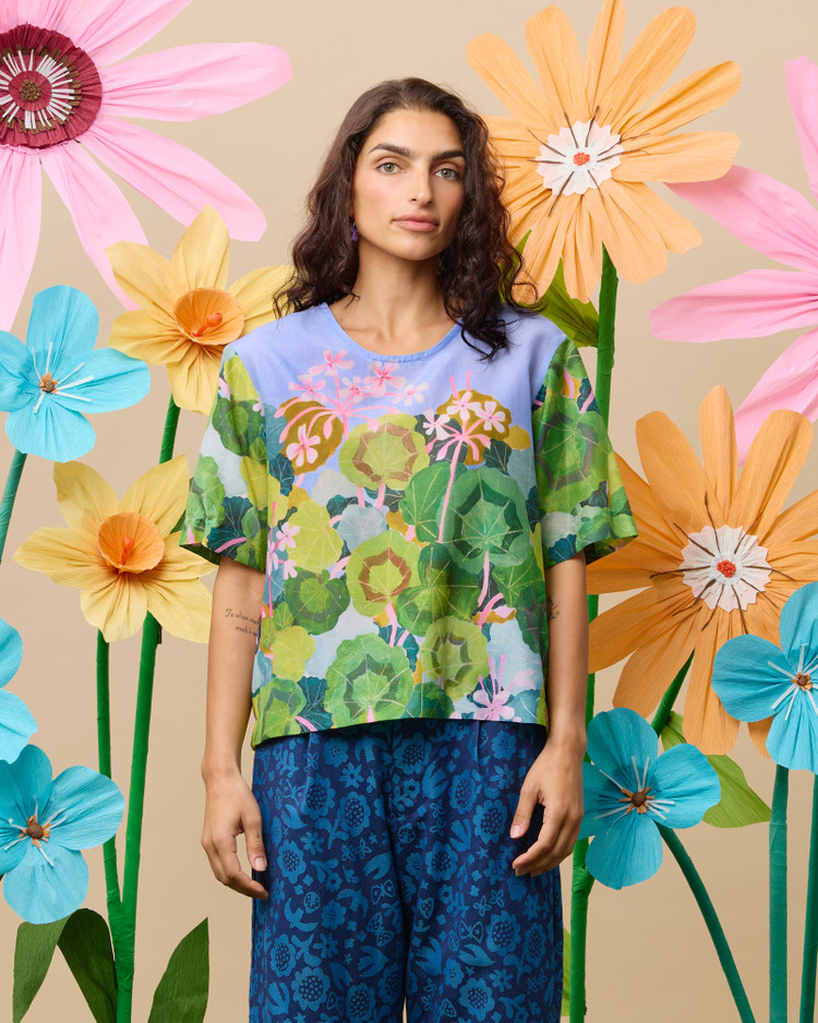 Silma Blouse - Bloom Scape