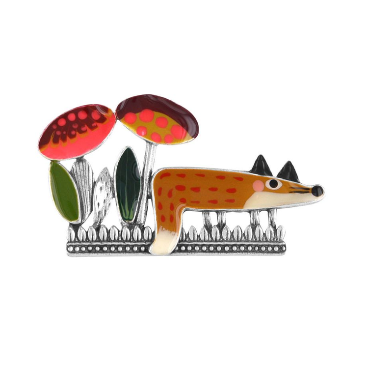 Fox Brooch 10204