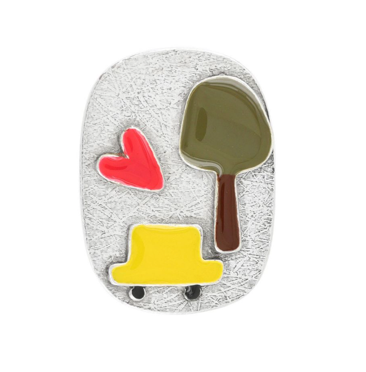Gommettes Brooch 04205