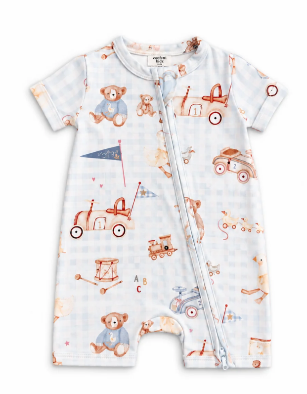 Toy Parade Zip Romper