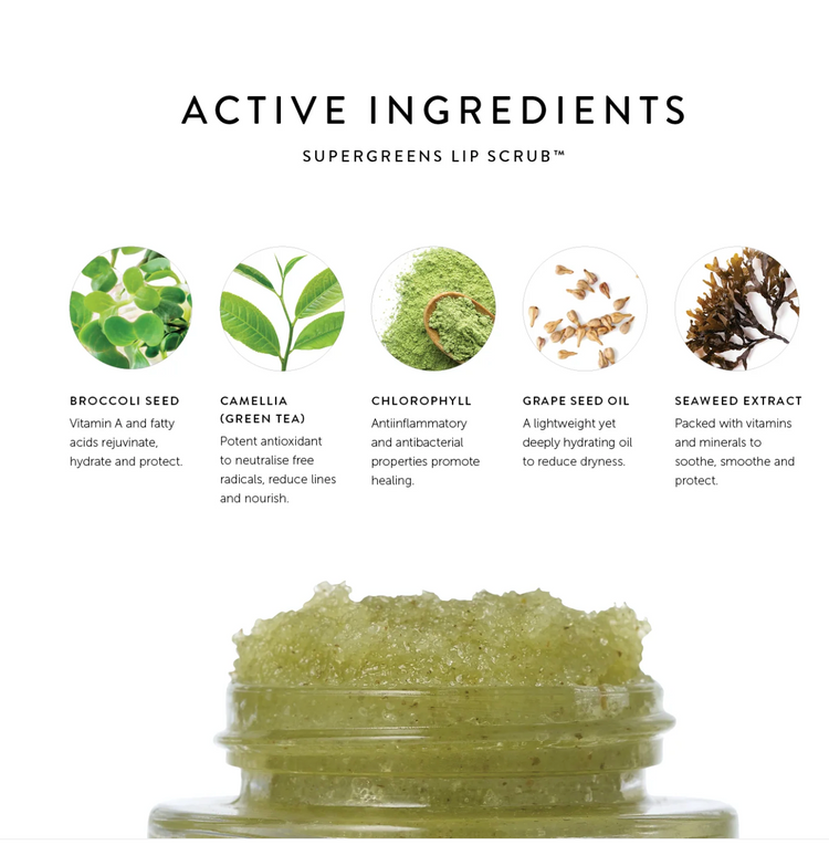 Supergreens Lip Scrub