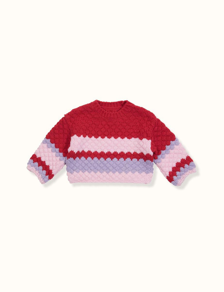 Puff Knit Sweater Multi