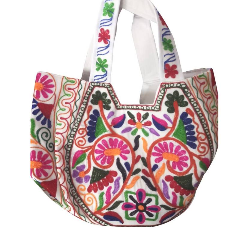 Embroidered Cotton Bag