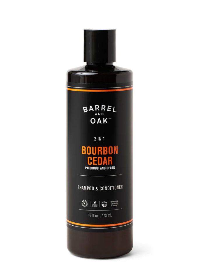 Bourbon and Cedar 2 in 1 Shampoo