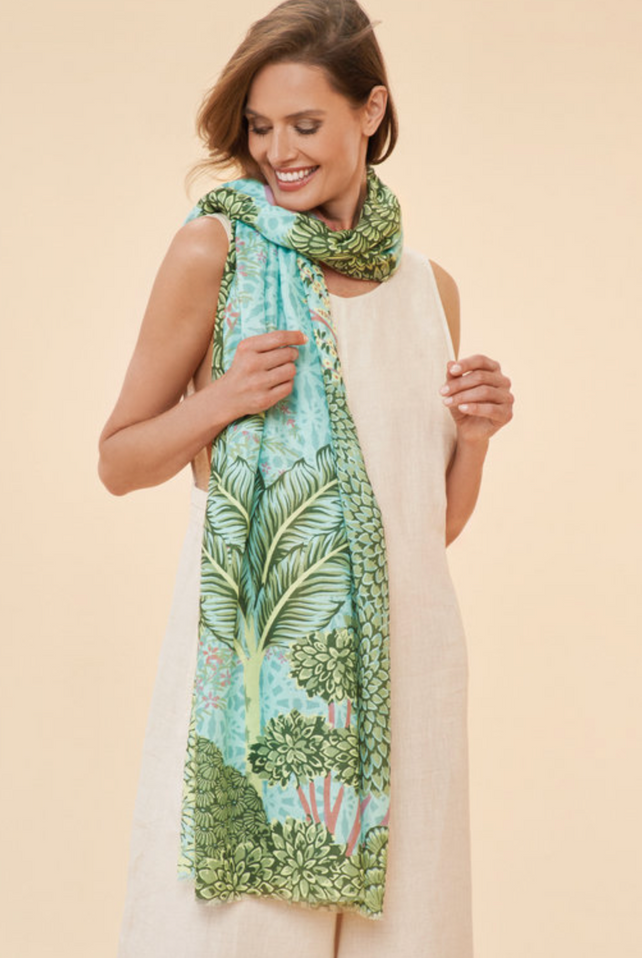 Print Scarf - Secret Paradise