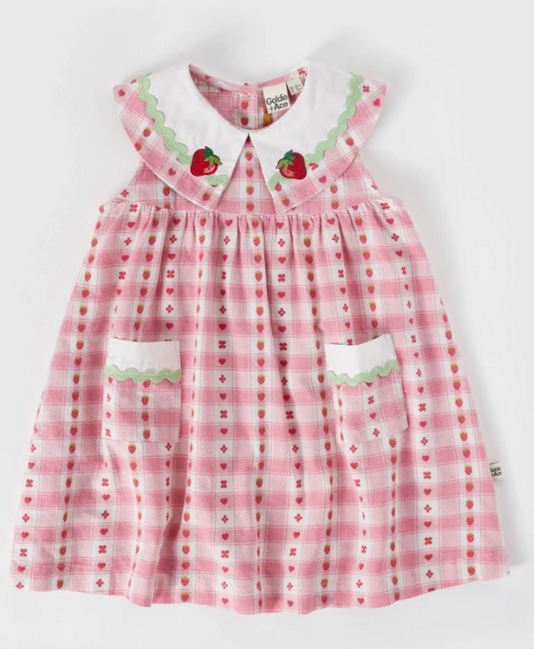 Lucy Collared Very Berry Dress