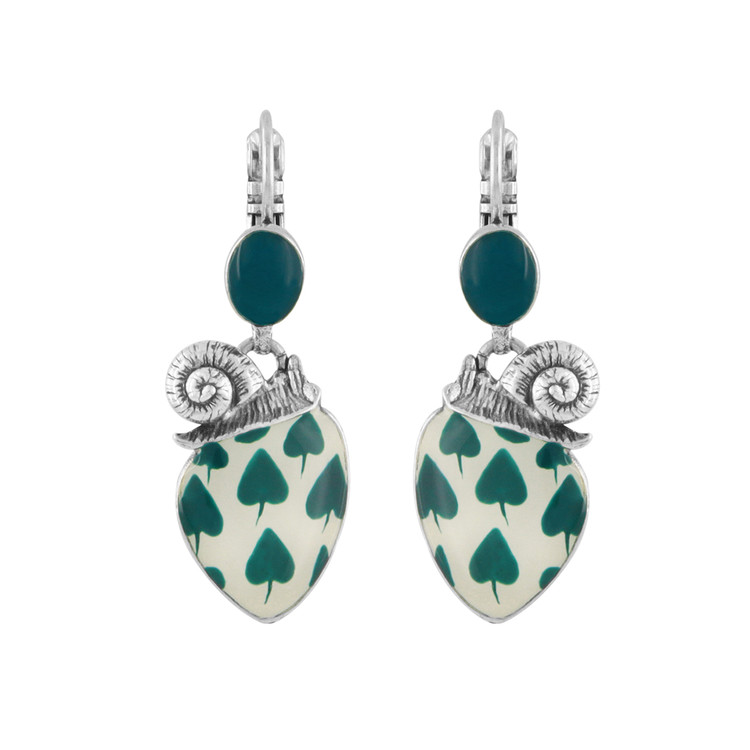 Green Earrings 9777