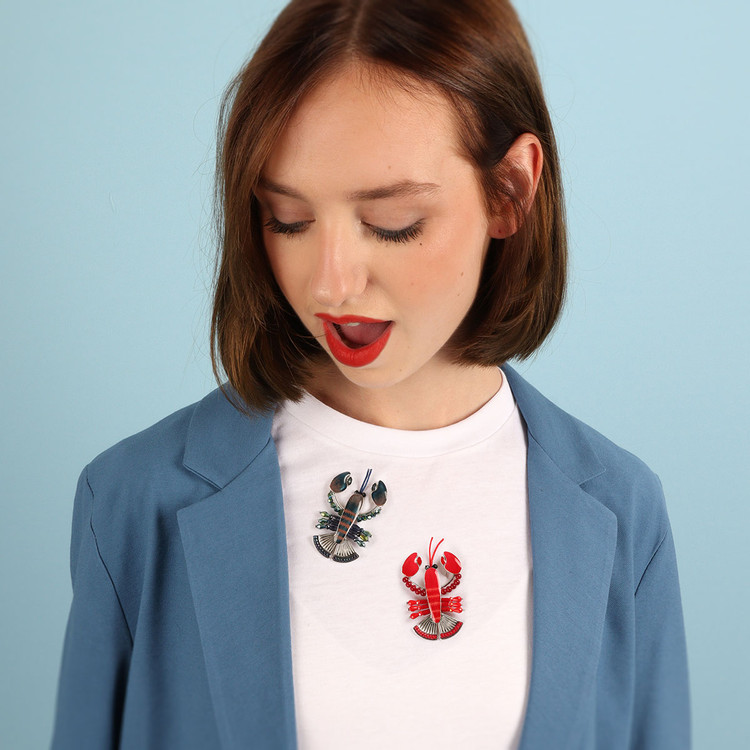 Lobster Brooch 04204