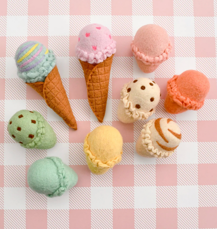 Felt Ice Cream Set