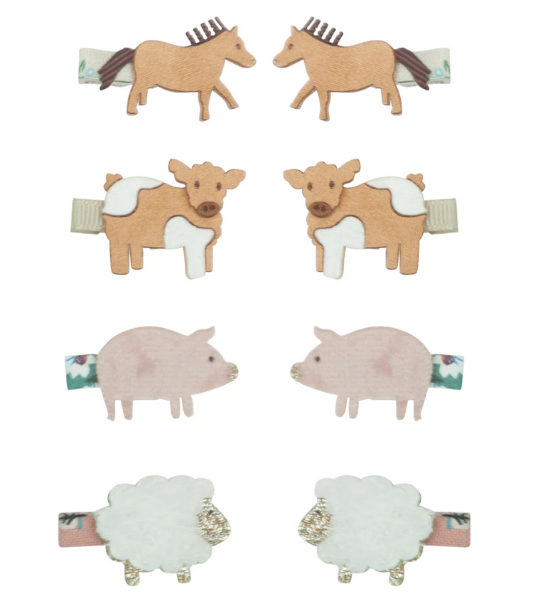 Farm Animal Mini Clips