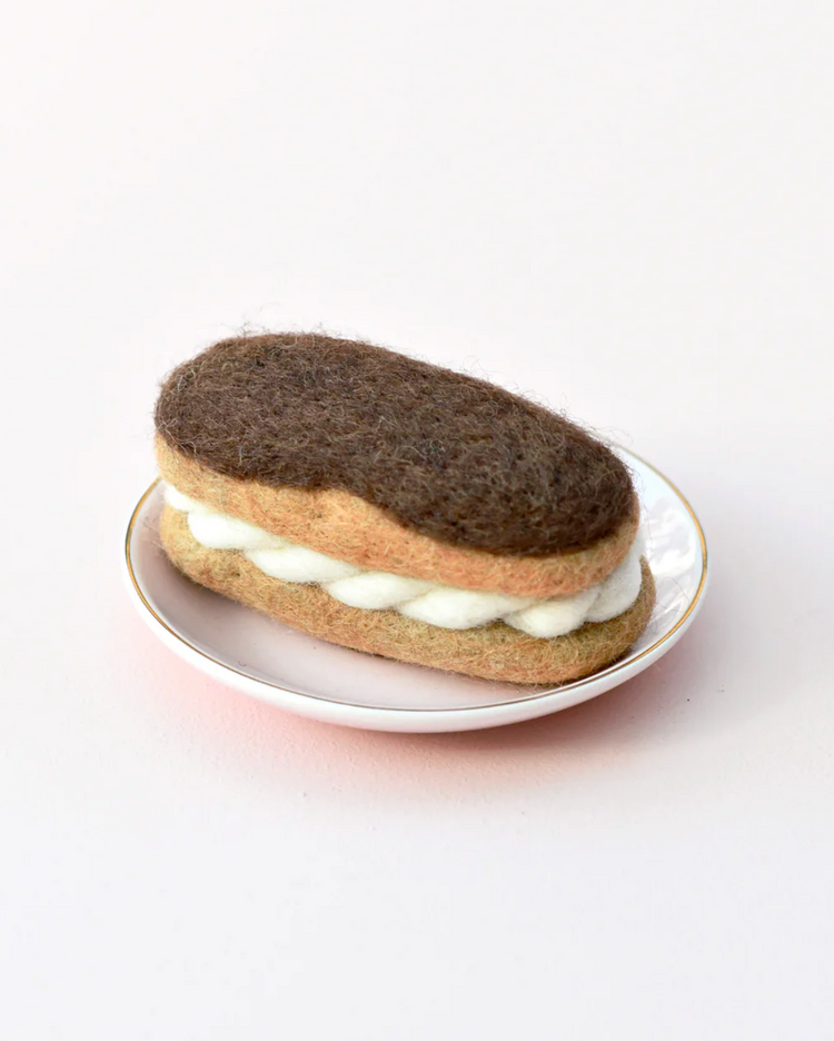 Felt Chocolate Eclair