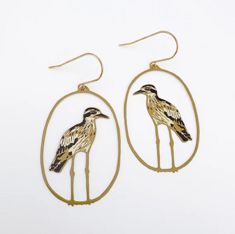 Bush Stone-Curlew Earrings