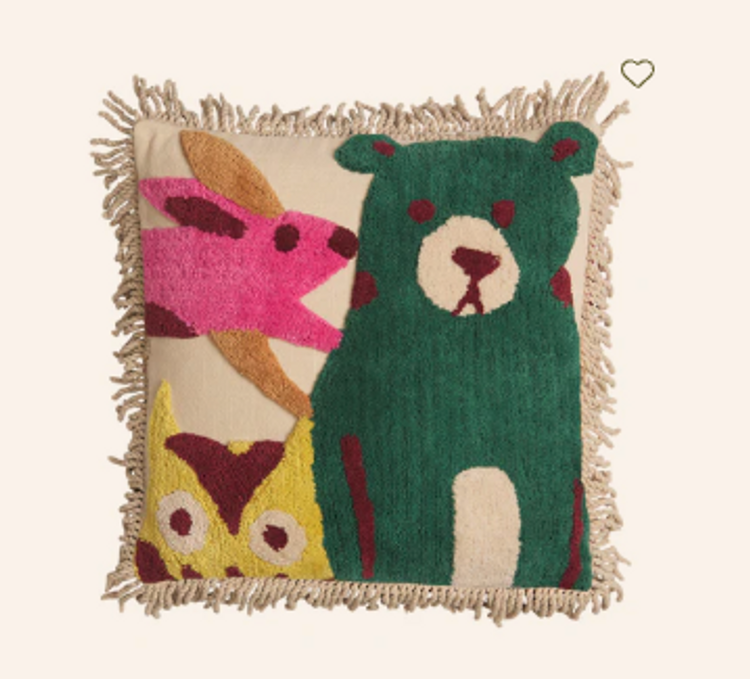 Monty Tufted Cushion with Feather Insert