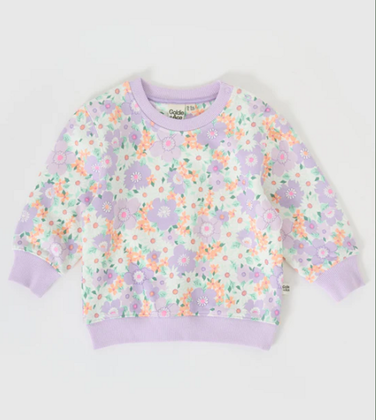 Flora Relaxed Terry Sweater